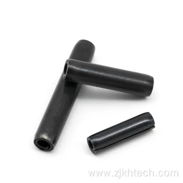 Black Plated Heavy Duty Slotted Spring Pin